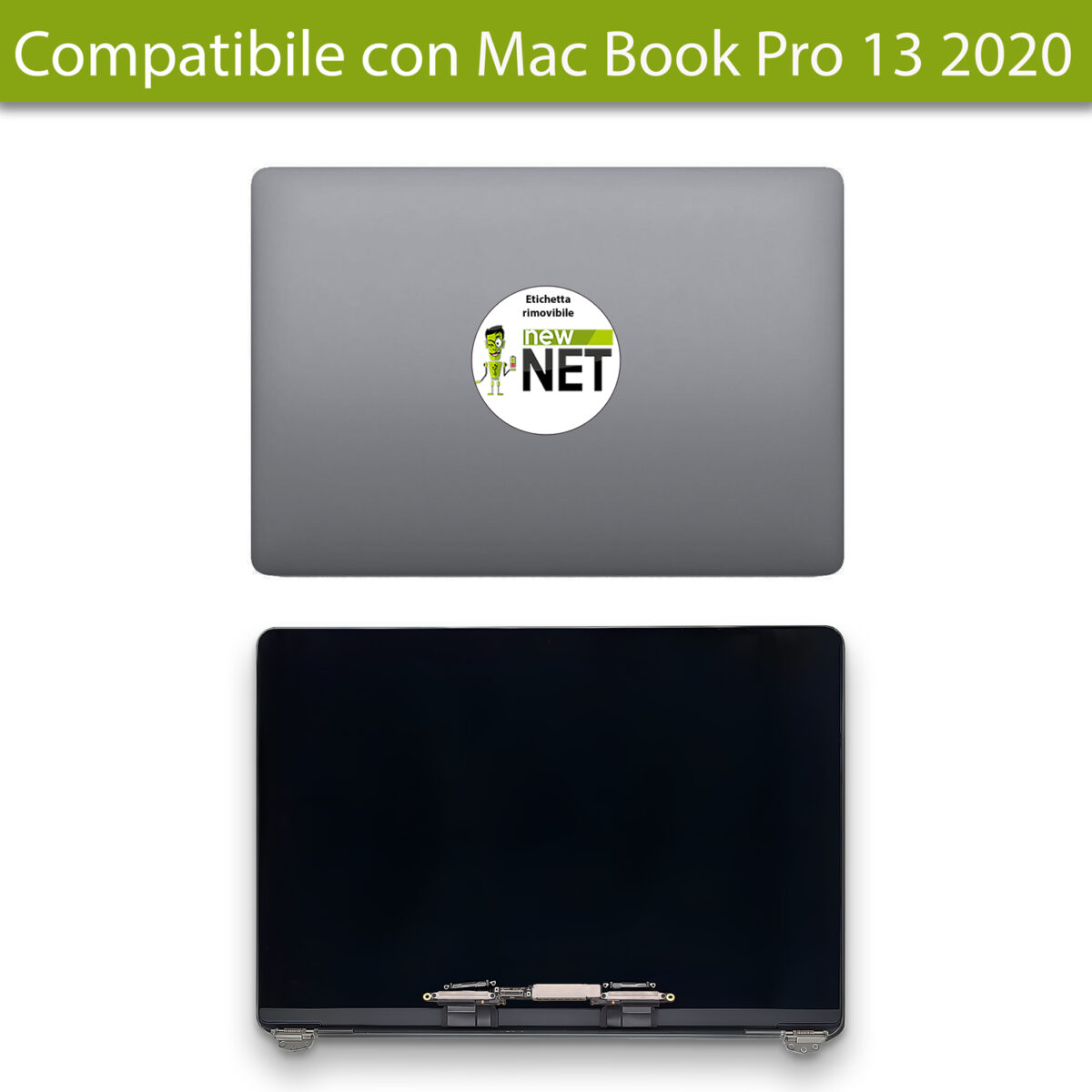 Display model A2251 compatibile per Apple MacBook Pro 13" anno 2020 Space Gray - immagine 6