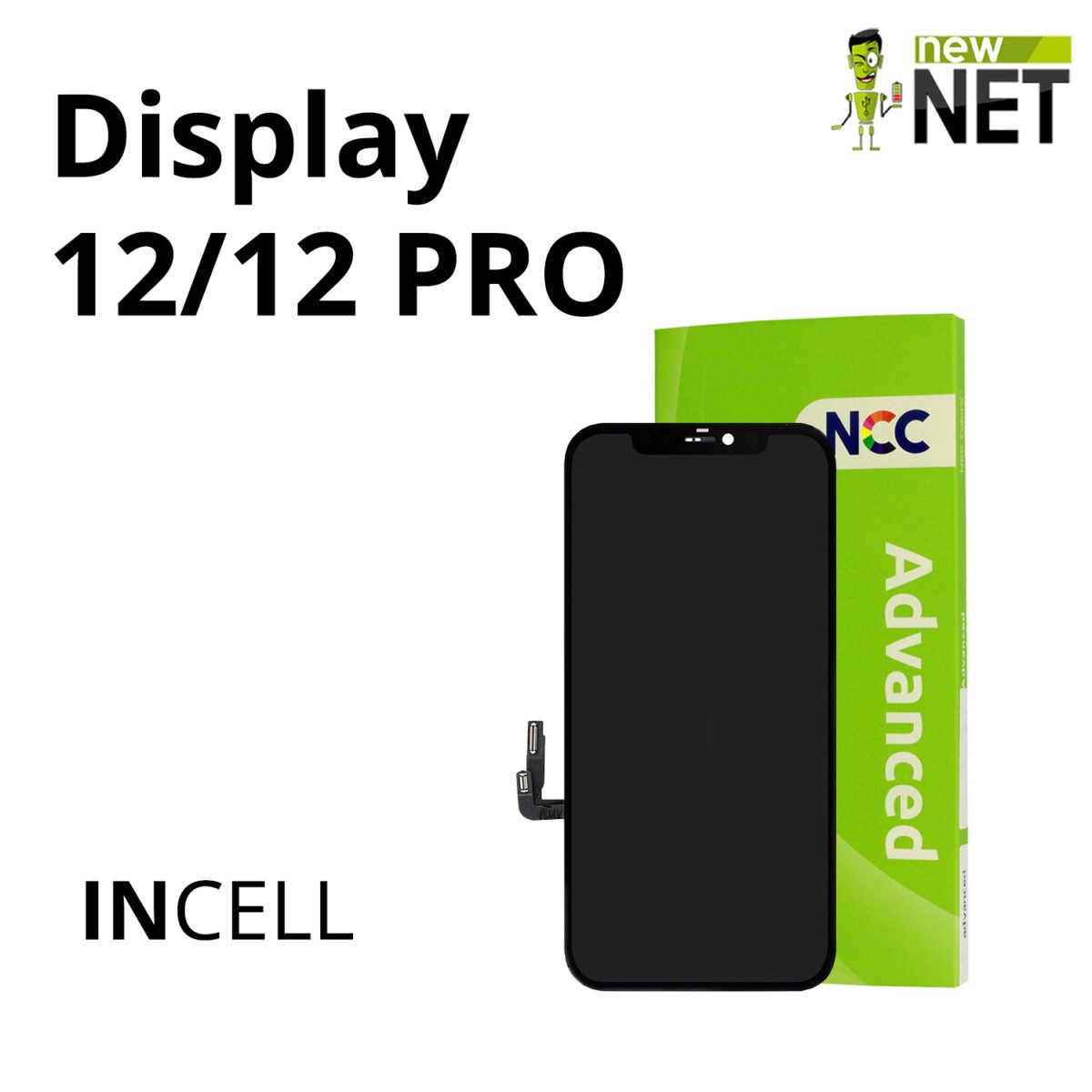 Display LCD Touch NCC per Apple iPhone 12, iPhone 12 Pro IN-CELL