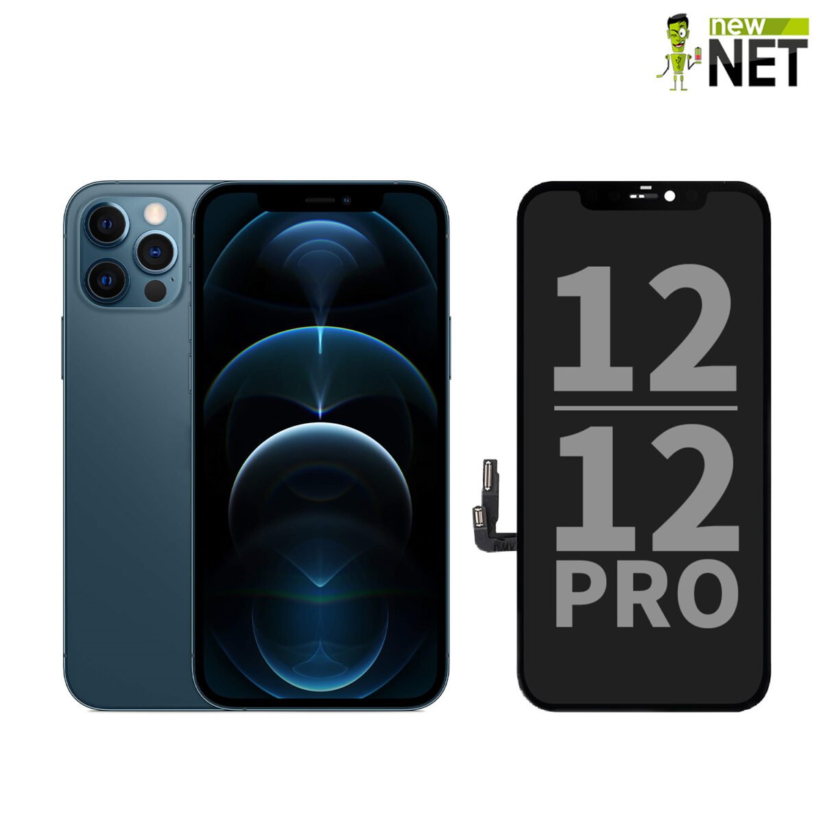 Display LCD Touch NCC per Apple iPhone 12, iPhone 12 Pro IN-CELL - immagine 6