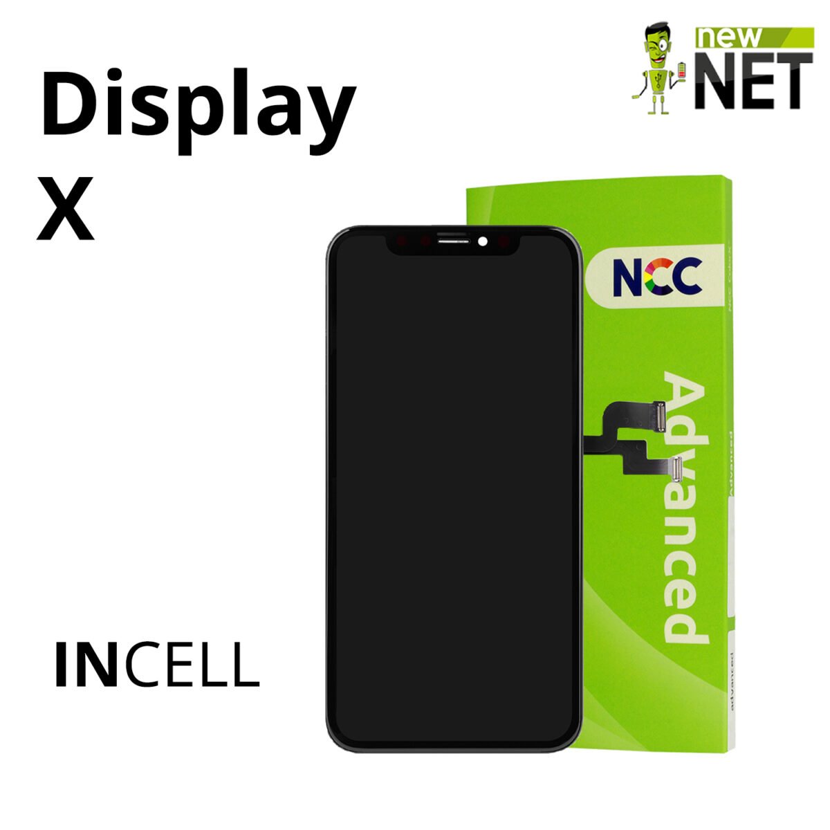 Display LCD Touch NCC per Apple iPhone X IN-CELL