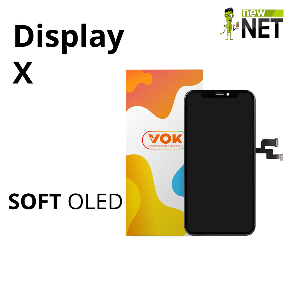 Display Soft OLED VOK per Apple iPhone X