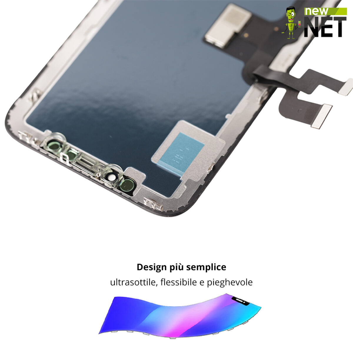 Display Soft OLED VOK per Apple iPhone X - immagine 4