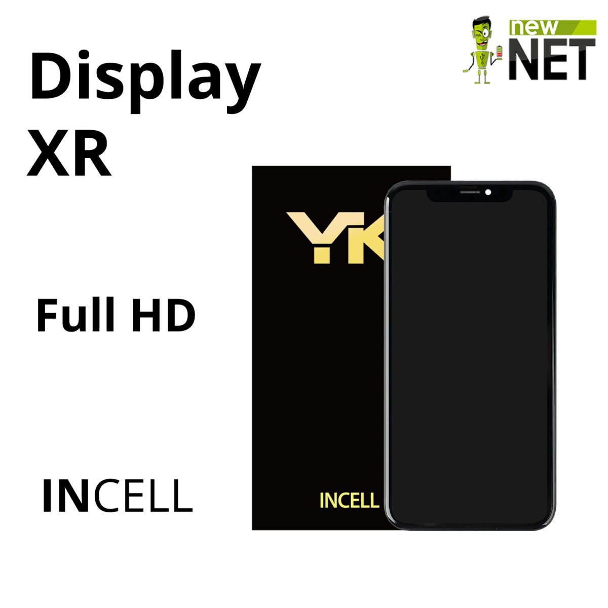 Display LCD Touch YK per Apple iPhone XR FHD IN-CELL