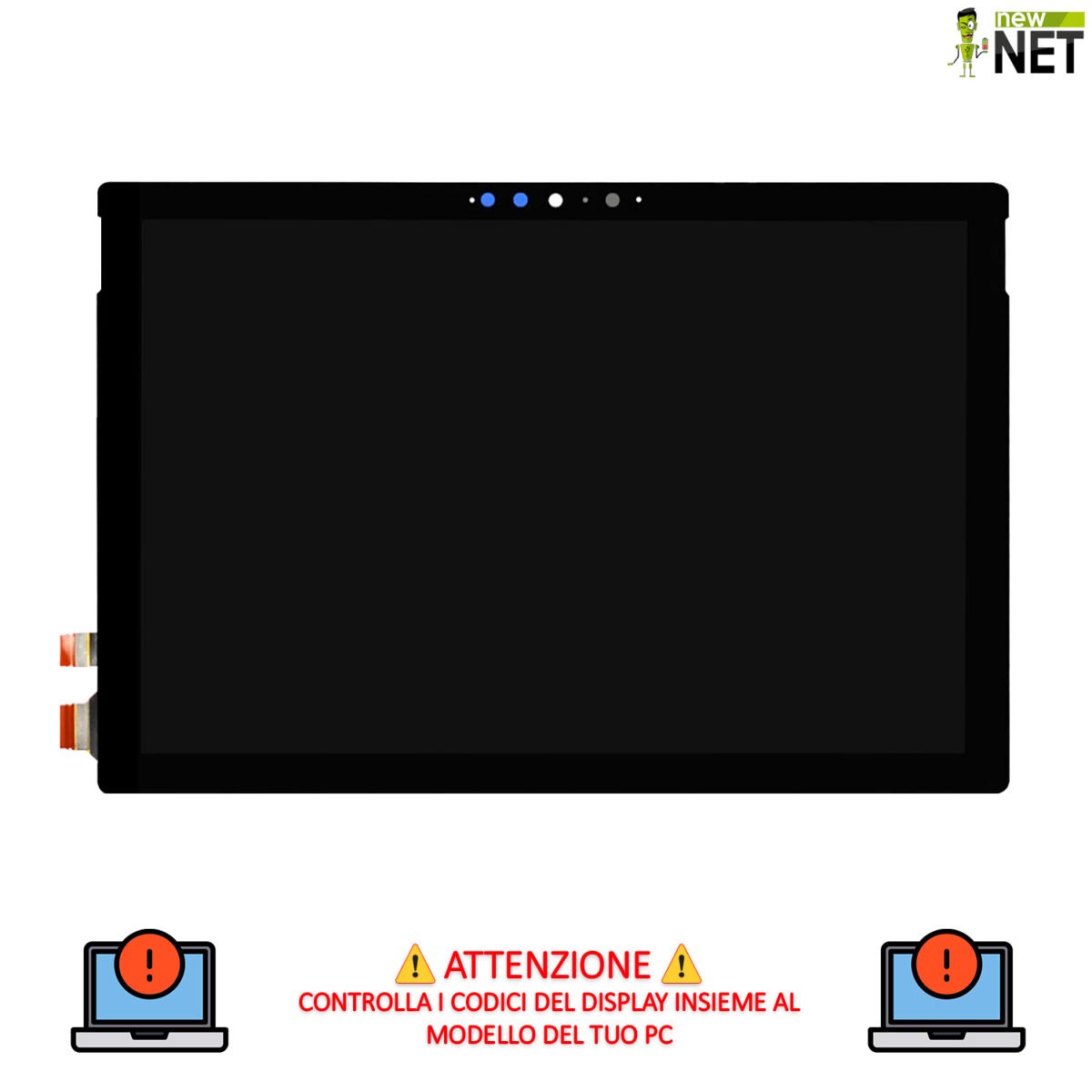 Display touchscreen per Microsoft Surface Pro 7 [ 2736 x 1824 / 12,3 Pollici ] - immagine 3