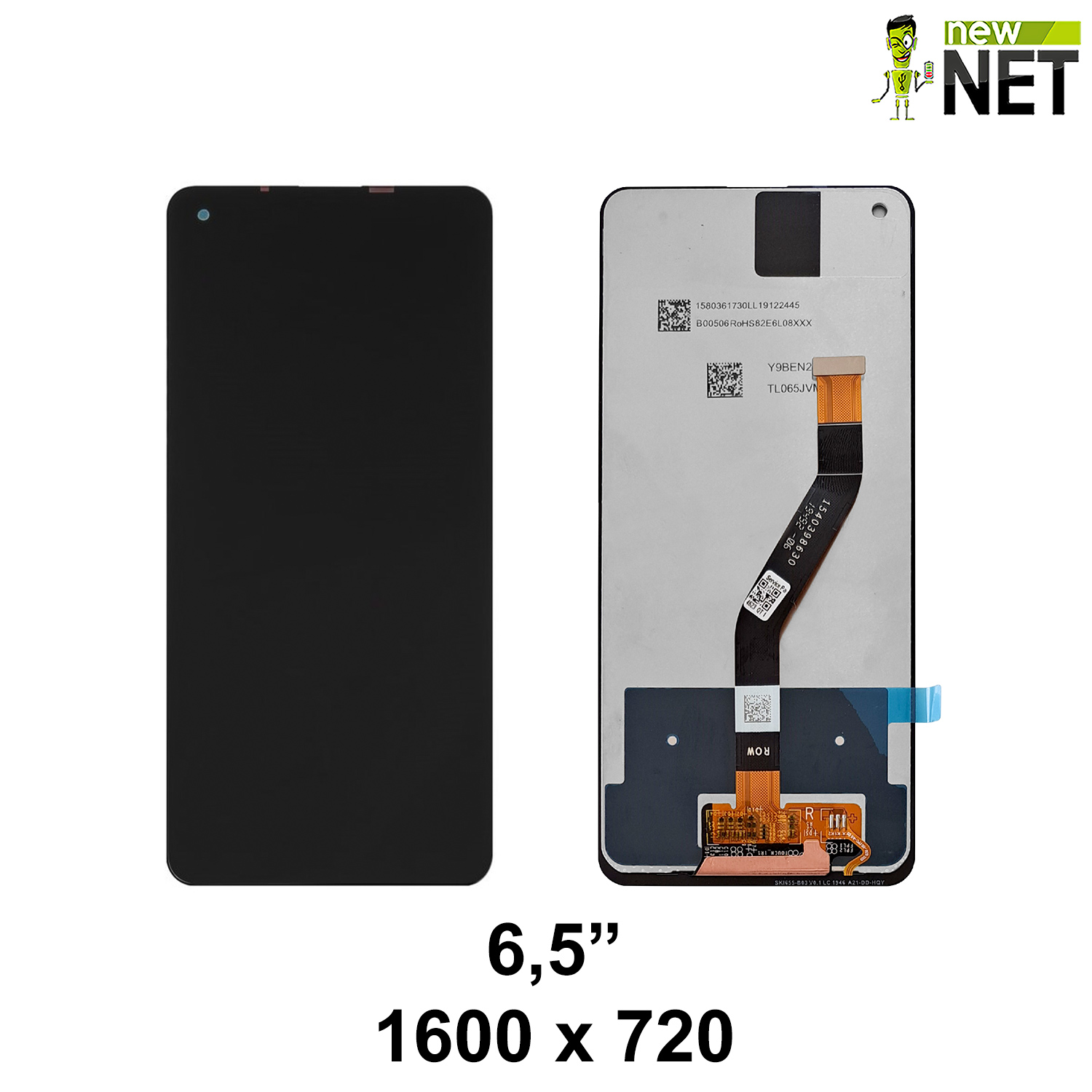 Display per Samsung Galaxy A21 (A215) LCD IN-CELL, Touch Screen, No Frame - immagine 2
