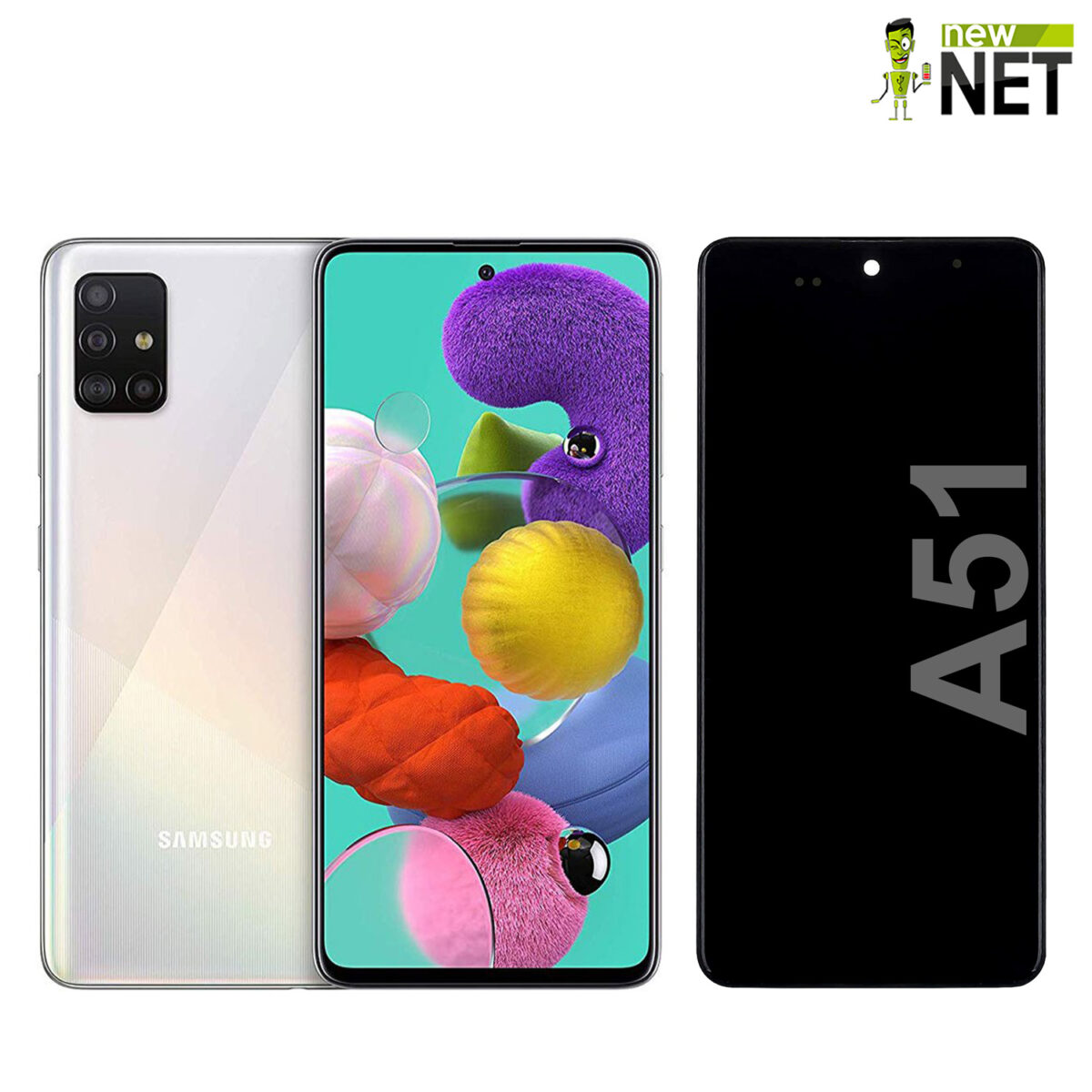 Display per Samsung Galaxy A51 (A515) OLED, Touch Screen, Con frame - immagine 6