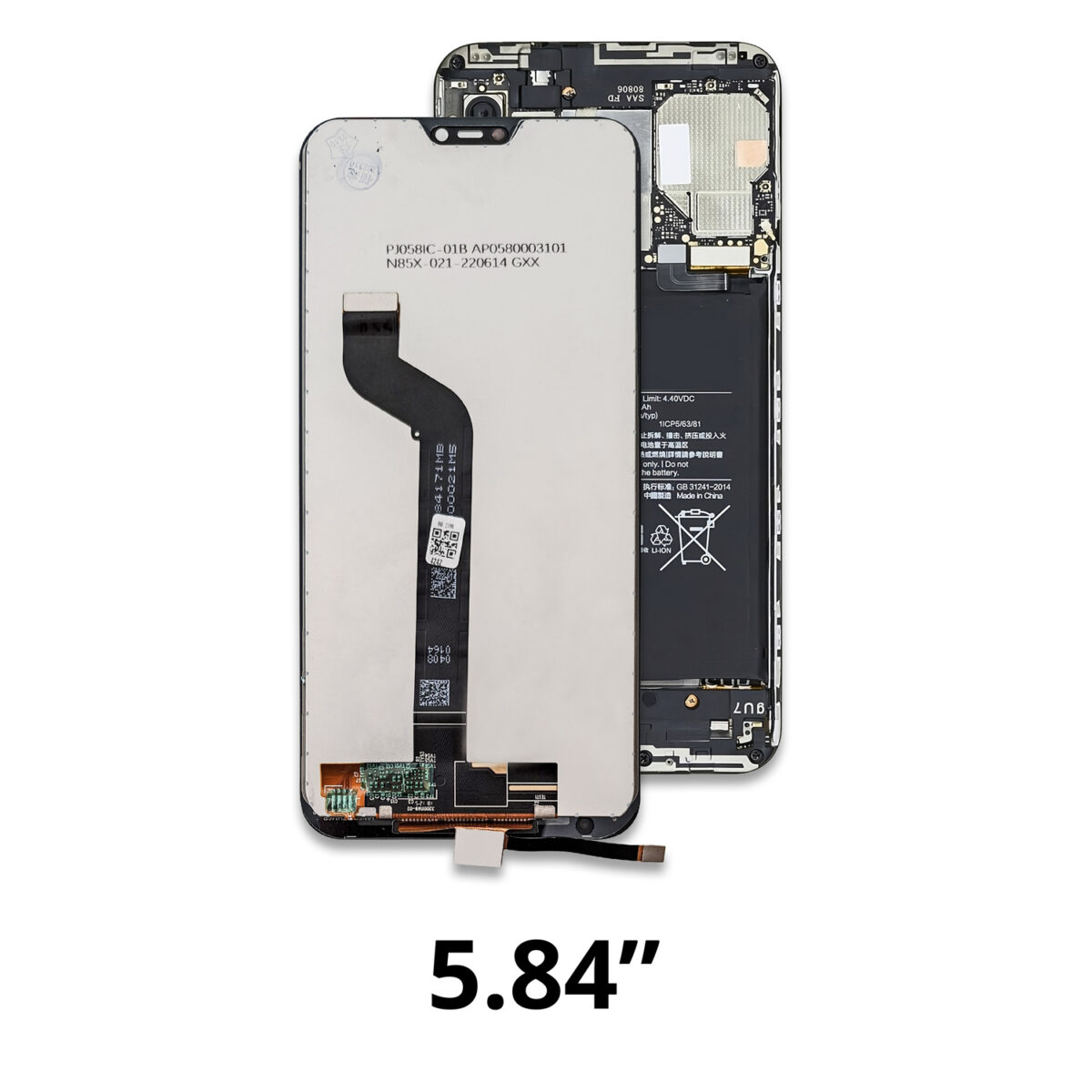 Display compatibile per Xiaomi Mi A2 Lite M1805D1SG LCD IPS, Touch Screen, No Frame - immagine 3