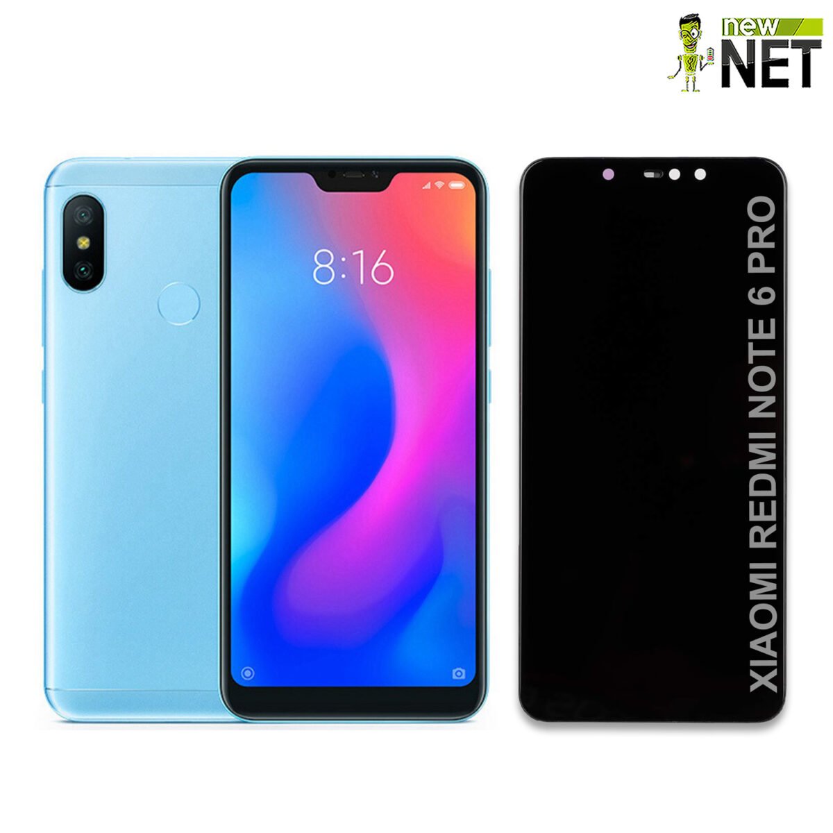 Display compatibile per Xiaomi Redmi Note 6 Pro M1806E7TG LCD IPS, Touch Screen, No Frame - immagine 6