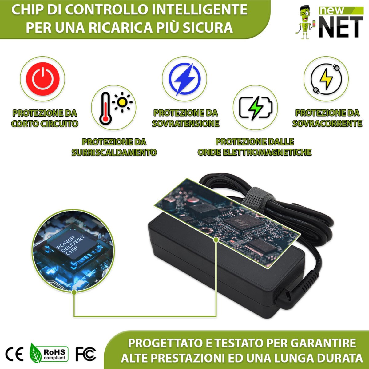 Alimentatore 230W per HP OMEN - 19.5V / 11.8A - 4.5x3.0mm - immagine 4
