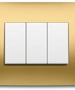 ABB PLACCA 3 MOD. ORO SATINATO