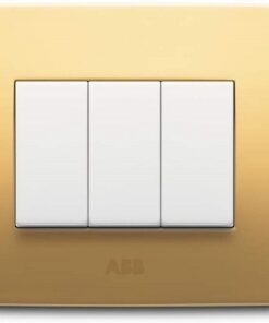 ABB PLACCA 3 MODULI, GIALLO PASTELLO