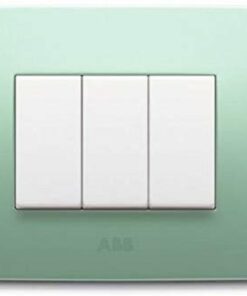ABB PLACCA 3 MODULI, VERDE PASTELLO
