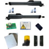 Faac Genius kit completo per 2 ante 3,5mt battente MISTRAL KIT 433 230V