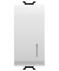 PULSANTE 1M 1P NA 16A ILL.LOC.BIANCO