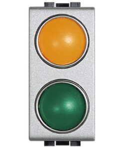 light tech - portalampada arancio/verde BTICINO NT4372AV