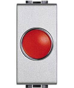 light tech - portalampada spia rosso BTICINO NT4371R