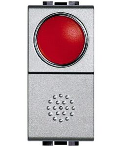 light tech - pulsante + portalamp rosso BTICINO NT4038R