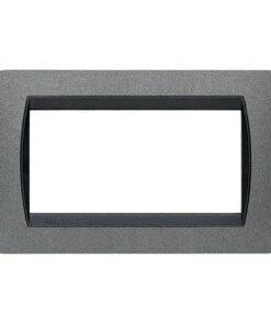 living int - placca 4 posti grafite BTICINO L4804GF