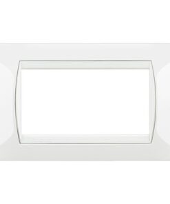 living int - placca 4P bianco BTICINO L4804BI