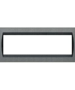 living int - placca 7 posti grafite BTICINO L4807GF