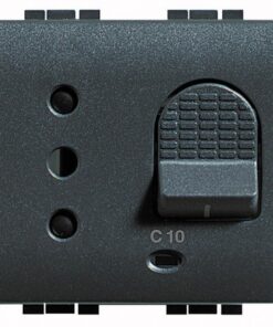 living int - presa sicura magnetot 2P+T 10A BTICINO L4311/10