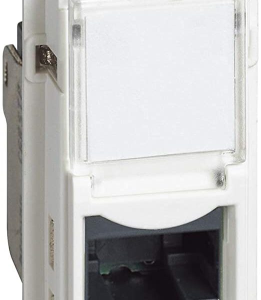 living now RJ45 toolless UTP cat5E bianco