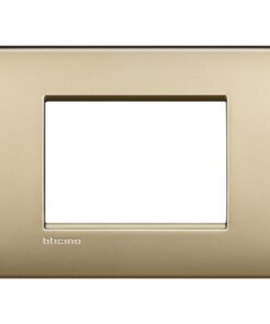 LL - placca 3P oro satinato BTICINO LNC4803OF