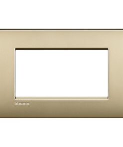 LL - placca 4P oro satinato BTICINO LNC4804OF