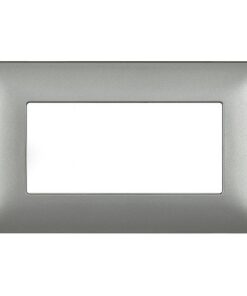 matix - placca 4p silver BTICINO AM4804MSL