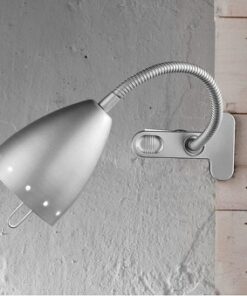 PERENZ Lampada Da Tavolo Argento Flex Con Pinza