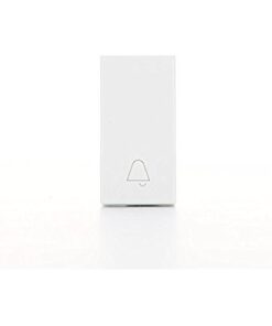 Tasto 1M simbolo campanello bianco
