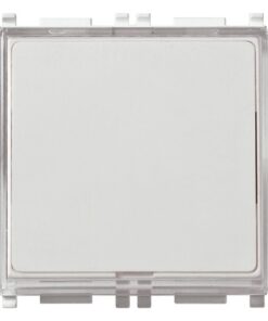 Pulsante targhetta 1P NO 10A 250V bianco