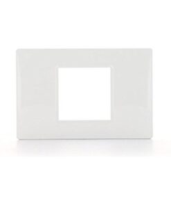Placca 2M centrali bianco