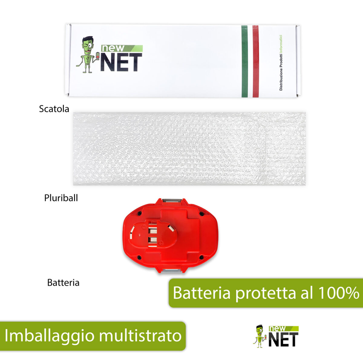 Batteria 192828-1 compatibile con Makita - 18V, 2.5Ah - immagine 6