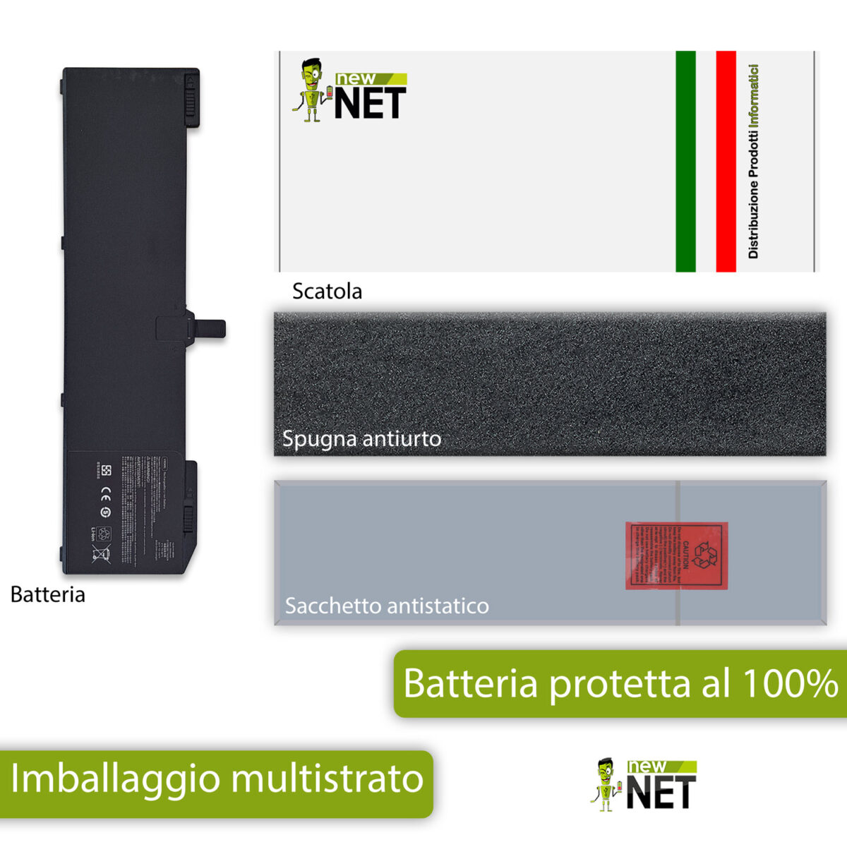 Batteria VX04XL per HP ZBook 15 G5, G6 - 15.4V, 5844mAh, 90Wh - immagine 6