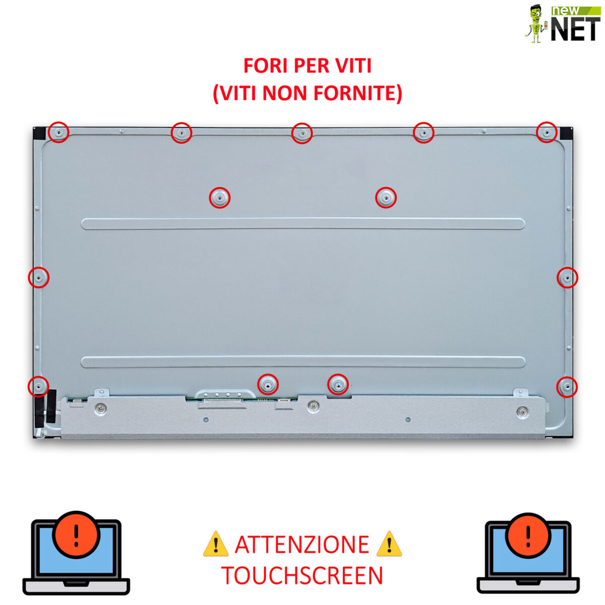 Display touchscreen LM238WF5-SSE5 LCD IPS 23.8 pollici 30 pin LVDS, 1920x1080 FHD - immagine 3