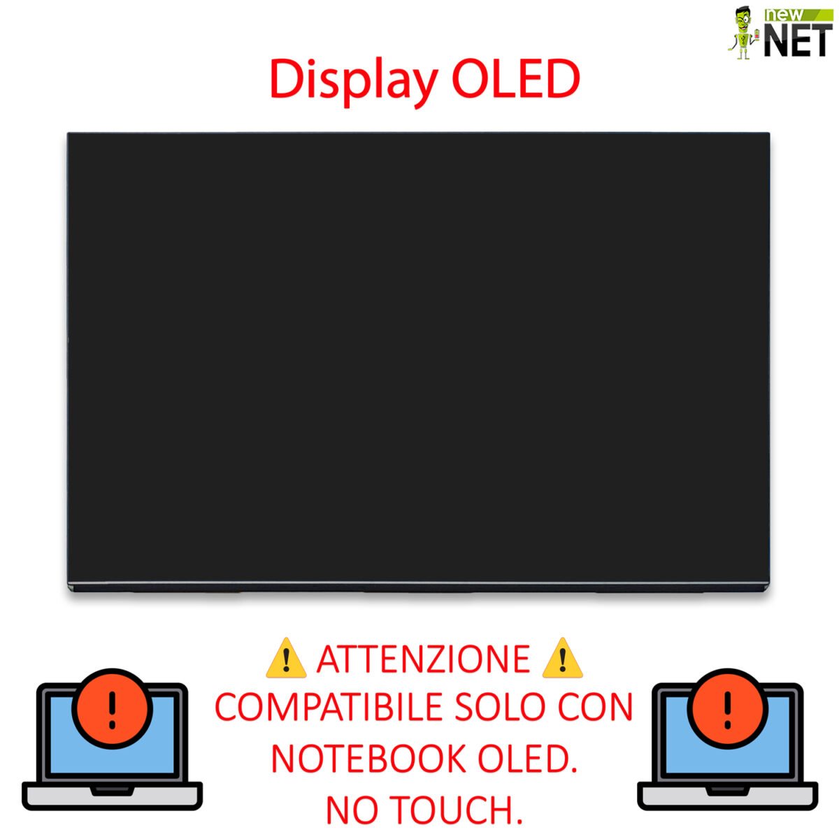 Display OLED ATNA40YK07 14.0 pollici, connettore eDP 40 pin, 2880x1800 WQXGA+ 16:10 - immagine 3