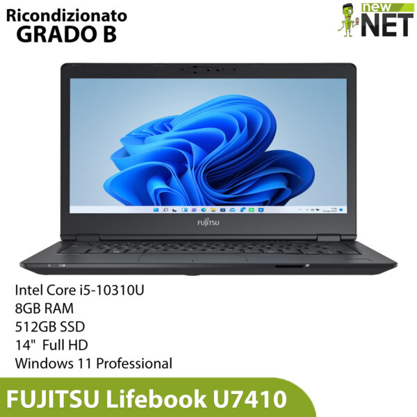 FUJITSU LIFEBOOK U7410 - Notebook ricondizionato grado B