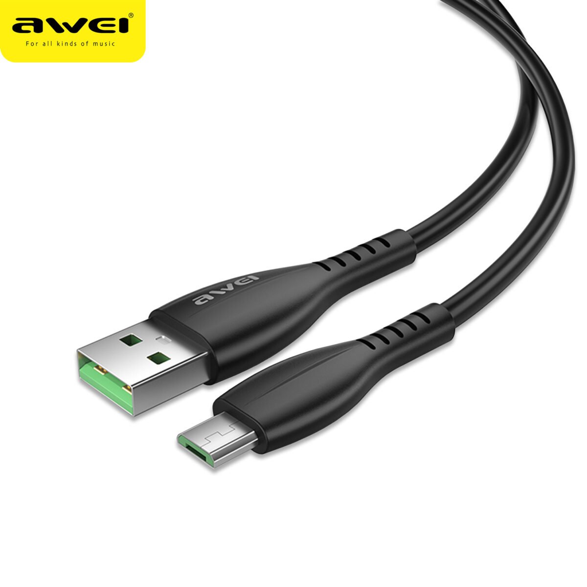 Cavo CL-115M Ricarica Veloce da USB-A a Micro Usb - 2.4A /100 cm - Nero - immagine 3