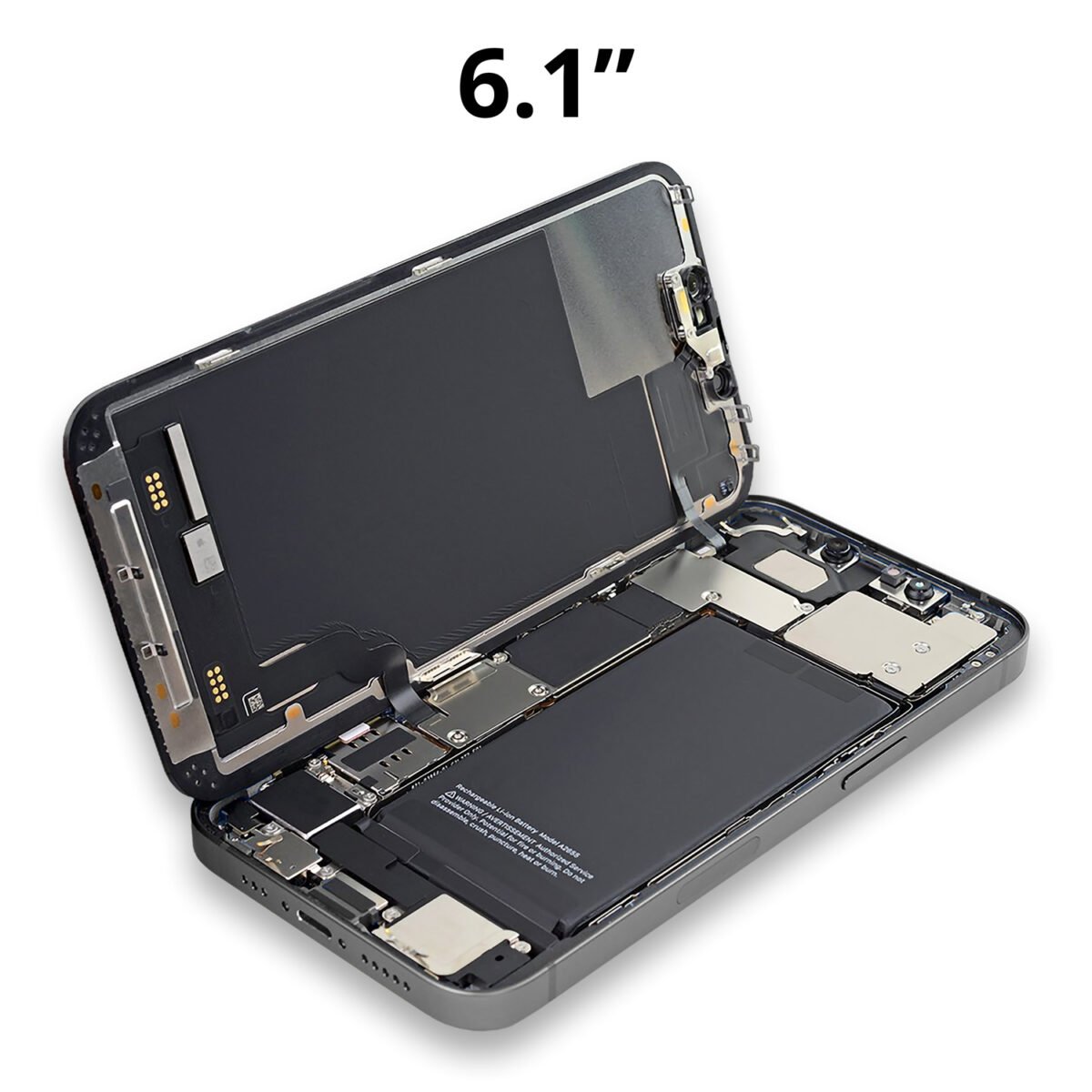Display per Apple iPhone 13 6.1" 2532x1170 [LCD In-Cell - IC rimovibile] - immagine 3