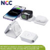 Alimentatore Wireless W20 3 in 1 compatto e portatile con magnete N52