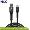 Cavo USB-A / Type-C Universale 2mt Nero, Ricarica Rapida 20W, Dati 480Mbps, Alta Qualità e Sicurezza