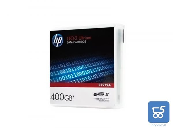 Cartuccia dati HP Originale C7972A LTO2 Ultrium Data Cartridge 400GB