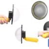 Custodia impermeabile TELESIN 6" Dome Port per EKEN H9 con custodia per obiettivo accessori con Pistola e Presa Subacquea per Fotografia Subacquea