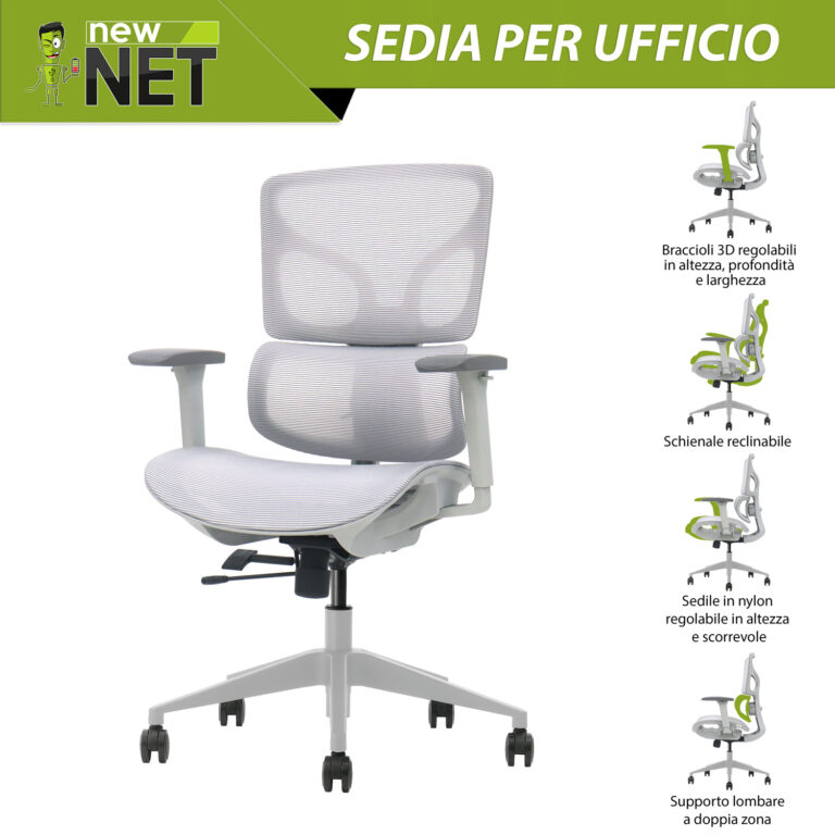Sedia ergonomica ufficio premium pistone Samhongsa 4