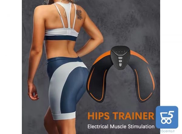 Elettrostimolatore Glutei Muscolare Elettronico EMS Hips Trainer Fitness Massaggio Dimagrante Donne