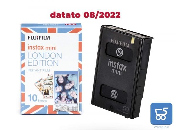 Fujifilm Instax Mini Film Pellicola Istantanea per Fotocamere London Edition, Formato 46x62 mm, Confezione da 10 Foto