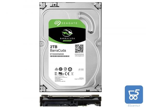 Hard Disk Interno SATA 3,5" Seagate Barracuda 2 TB Modello St2000DM008 HDD