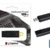 Kingston Chiavetta 128Gb DataTraveler Exodia DTX/128GB Flash Drive USB 3.2 Gen 1 - con Tappo Cappuccio Protettivo e Anello Portachiavi colore nero