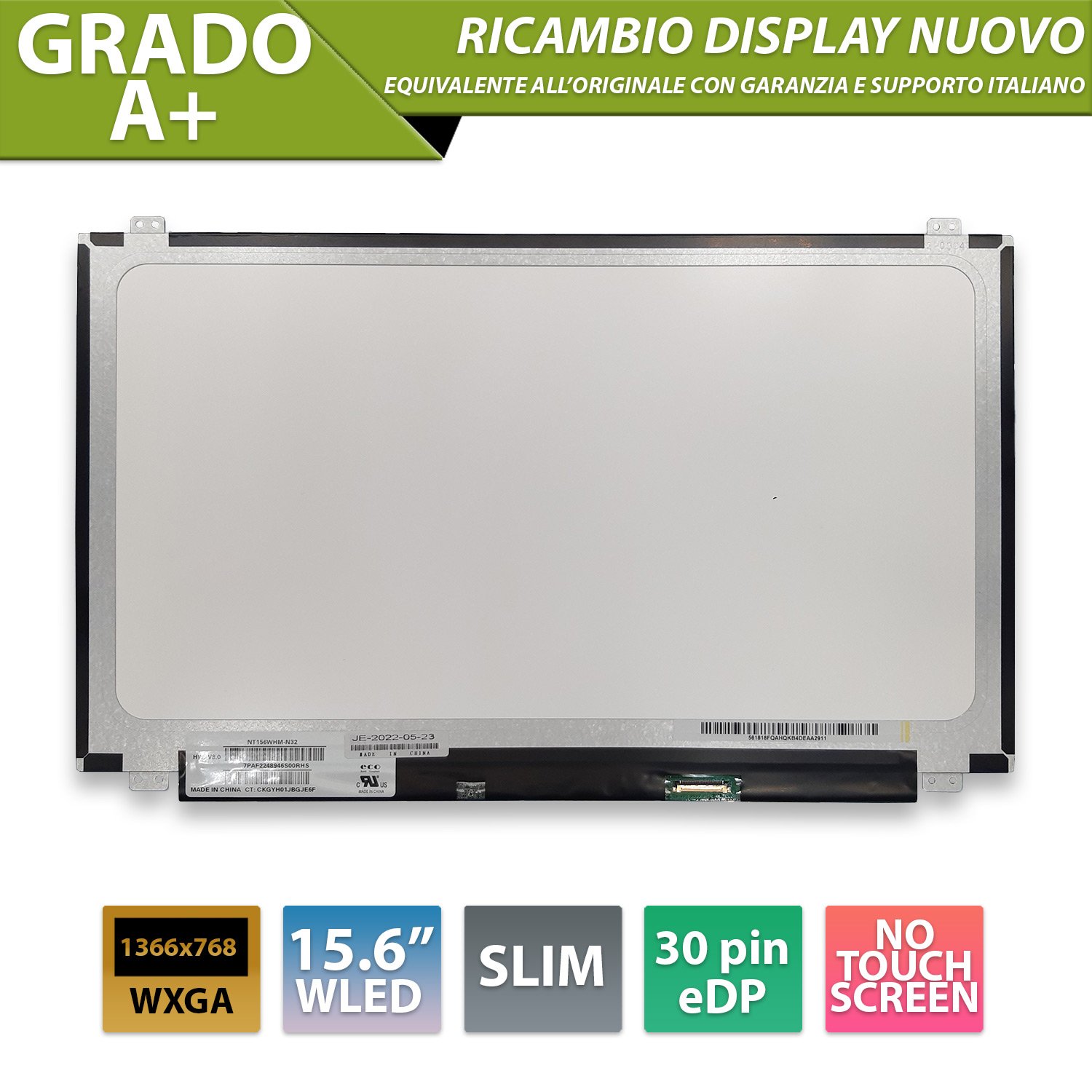 Display schermo lcd hd 30pin slim